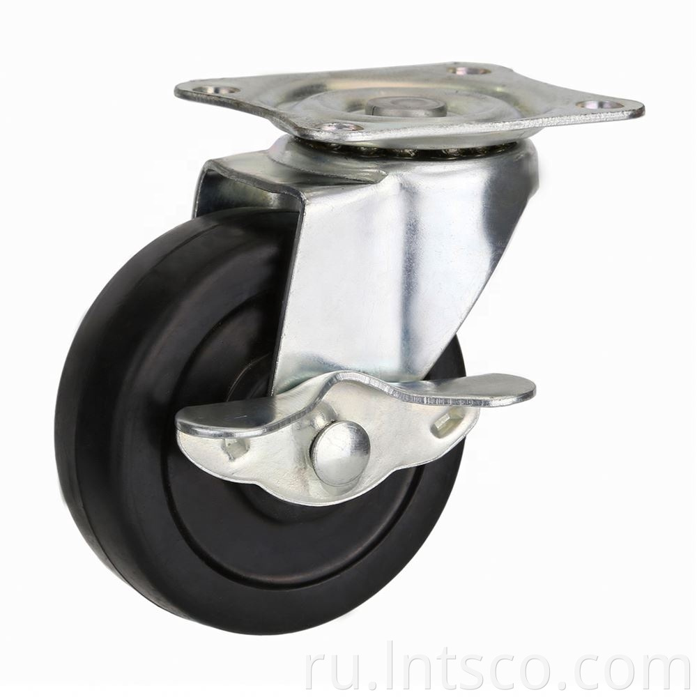 Light Duty Rubber Casters